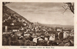 GUBBIO - PANORAMA VEDUTO DAL MONTE FOCE - F.P. - STORIA POSTALE - Perugia