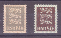 Estonia 1929, Coat Of The Arms 60 And 80s, OG, Traces Of The Light Hinges - Estland