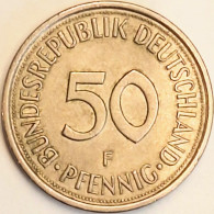 Germany Federal Republic - 50 Pfennig 1981 F, KM# 109.2 (#4745) - 50 Pfennig