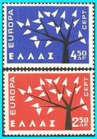 GREECE-GRECE - HELLAS 1962:  Europa CEPT  Compl Set MNH** - Nuevos