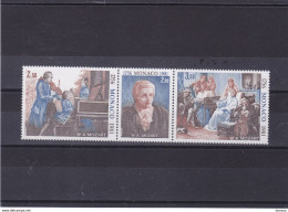 MONACO 1981 MOZART Yvert 1272A, Michel 1470-1472 NEUF** MNH Cote 11 Euros - Unused Stamps
