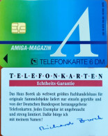 Amiga-Set Telefonkarte 6 DM Gsm  Chip Sim Card - Verzamelingen