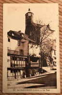 48 La Canourgue - CPSM - La Tour (et Le Café Hyacinthe LACAS) - Circulée En 1948 - Autres & Non Classés