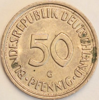Germany Federal Republic - 50 Pfennig 1981 G, KM# 109.2 (#4746) - 50 Pfennig