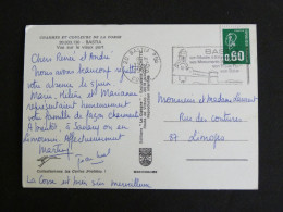 BASTIA Ppal - CORSE - FLAMME SUR MARIANNE BEQUET - VUE SUR LE VIEUX PORT - Mechanical Postmarks (Advertisement)