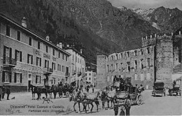 Chiavenna (Sondrio) - Piazza Castello, Albergo Conradi E Diligenze - Sondrio