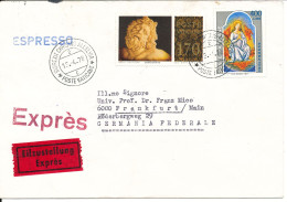 Vatican Express Cover Sent To Germany 13-4-1978 - Brieven En Documenten