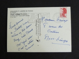 SARLAT LA CANEDA - DORDOGNE - FLAMME SUR LIBERTE GANDON - DOMME LA PORTE DES TOURS - Mechanical Postmarks (Advertisement)