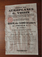 FRANCE - 92 - ISSY LES MOULINEAUX 1928 - AVIATION - AEROPLANES G. VOISIN - DECO - Altri & Non Classificati