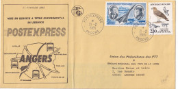 FRANCE - POSTEXPRESS - Mise Enservice à Angers Le 21/2/85 - 1961-....