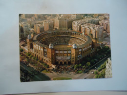 SPAIN  POSTCARDS  BARCELONA  PLAZA DE TOROS FROM HELICOPTER  1969 STAMPS - Other & Unclassified