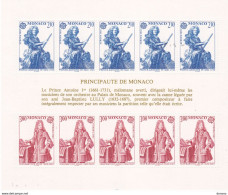 MONACO 1985 EUROPA, Lully Compositeur Yvert BF 30, Michel Bl 28 NEUF** MNH Cote :yv 30 Euros - Ungebraucht