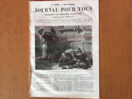 Journal Pour Tous -magazine Littéraire Illustré De 1869 N° 1263 - 1850 - 1899