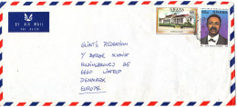 Ghana Air Mail Cover Sent To Denmark 21-10-1980 - Ghana (1957-...)