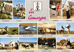 13-CAMARGUE FOLKLORE LES GARDIANS-N°T2696-D/0109 - Autres & Non Classés