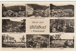 Grüsse Aus Wildbad, Schwarzwald, Mehrbildkarte Ngl #G3424 - Autres & Non Classés