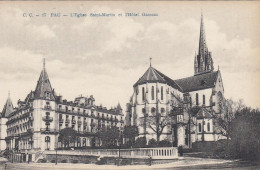 Pau (Pyrénées Atlantiques) L'Eglise Aint-Marin Et L'Hôtel Gassion Ngl #G3546 - Autres & Non Classés