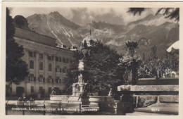 Innsbruck, Tiirol, Leopoldsbrunnen Mit Hofburg U.Nordkette Gl1938 #G4533 - Autres & Non Classés