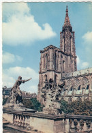 Strasbourg (Bas-Rhin), La Cathédrale Vue Du Palais De Rohan Gl1957 #G4006 - Autres & Non Classés