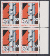 1978 , Mi 1586 ** (1) - 4er Block Postfrisch -  Internationaler Kongreß Der Beton- Und Fertigteilindustrie - Ongebruikt