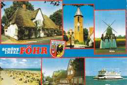 Nordsee-Insel Föhr, Mehrbildkarte Gl1990 #G4108 - Autres & Non Classés