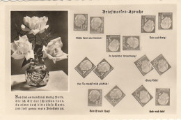 Briefmarkensprache Mit Spruch Gl1957 #G4015 - Timbres (représentations)