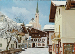 Kirchberg, Tirol, Strassenbild Im Schnee Gl1982? #G4430 - Altri & Non Classificati