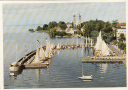 Friedrichshafen Am Bodensee, Yachthafen Und Schlosskirche Ngl #G4232 - Autres & Non Classés