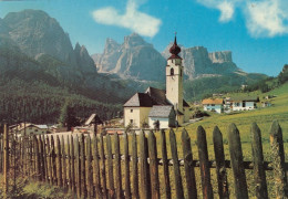 Dolomiti, Val Badia, Colfosco, Kirche Gegen Sellagruppe Gl1971 #G5417 - Autres & Non Classés