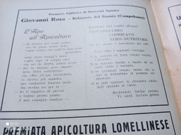 L’APICOLTORE D’ITALIA 1939  BELMONTE DEL SANNIO SAN SEVERINO MARCHE - Altri & Non Classificati