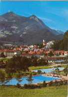 Bludenz, Vorarlberg, Haldenschwimmbad Gegen Mondspitze Gl1972 #G4397 - Sonstige & Ohne Zuordnung