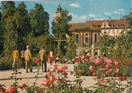 Insel Mainau Im Bodensee, Schloß Und Schloßkirche Im Rosengarten Ngl #G4320 - Andere & Zonder Classificatie