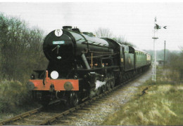 W/D CLASS No. 90775, WATERCRESS LINE, ALRESFORD, HAMPSHIRE, ENGLAND. UNUSED POSTCARD  Nd2 - Trains