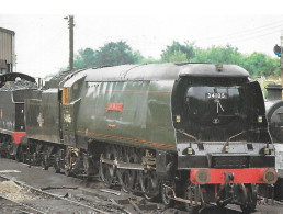 SWANAGE WEST COUNTRY CLASS, No. 34105', WATERCRESS LINE, ALRESFORD, HAMPSHIRE, ENGLAND. UNUSED POSTCARD  Nd2 - Trains