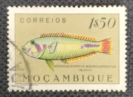 MOZPO0364UB - Fishes - 1$50 Used Stamp - Mozambique - 1951 - Mosambik