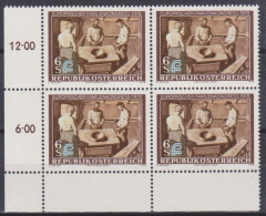 1978 , Mi 1587 ** (3) - 4er Block Postfrisch -  Europäischer Familienkongreß - Unused Stamps