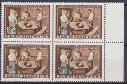 1978 , Mi 1587 ** (8) - 4er Block Postfrisch -  Europäischer Familienkongreß - Nuevos