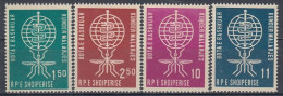 ALBANIA 650-653,unused - Ziekte