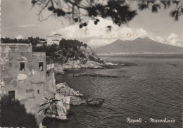 AD601 Napoli - La Finestrella A Marechiaro - Panorama Col Vesuvio / Viaggiata 1954 - Napoli (Naples)