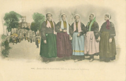 Pont L'Abbé; Jeune Fille, Retour Du Pardon De Lambourg (Costumes) - Non Voyagé. (Collect. Villard - Quimper) - Pont L'Abbe