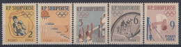 ALBANIA 747-751,unused - Verano 1964: Tokio