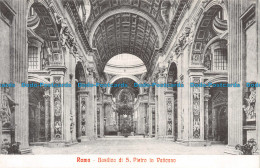 R139694 Roma. Basilica Di S. Pietro In Vaticano. STA 78379 - Monde