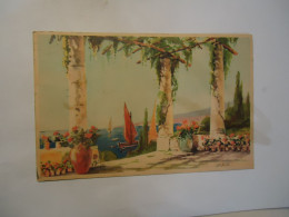 ITALY  POSTCARDS  1963 NAPOLI GARDEN  HOUSES - Other & Unclassified