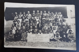 #2    Photo Noir Et Blanc Garçon Fille Photo D’école Photo De Groupe / Boy Girl School Photo Group Photo - Anonyme Personen