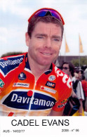 CYCLISME: CYCLISTE : CADEL EVANS - Cyclisme