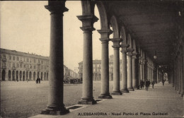 CPA Alessandria Piemonte, Nuovi Portici Di Piazza Garibaldi - Andere & Zonder Classificatie