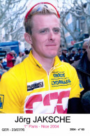 CYCLISME: CYCLISTE : JORG JAKSCHE - Wielrennen