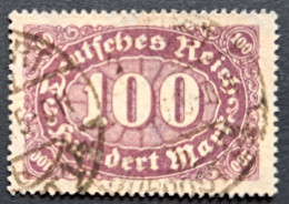 Deutsches Reich 1922, Mi 247 Plattenfehler I, Gestempelt, Geprüft - Used Stamps