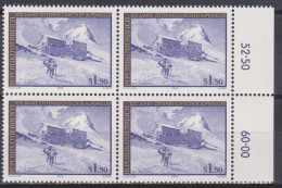 1978 , Mi 1593 ** (3) - 4er Block Postfrisch - 100 Jahre Österreichischer Alpenklub - Nuovi