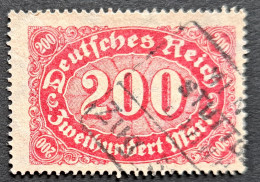 Deutsches Reich 1922, Mi 248b Lebhaftrotkarmin, Gestempelt, Geprüft - Usados